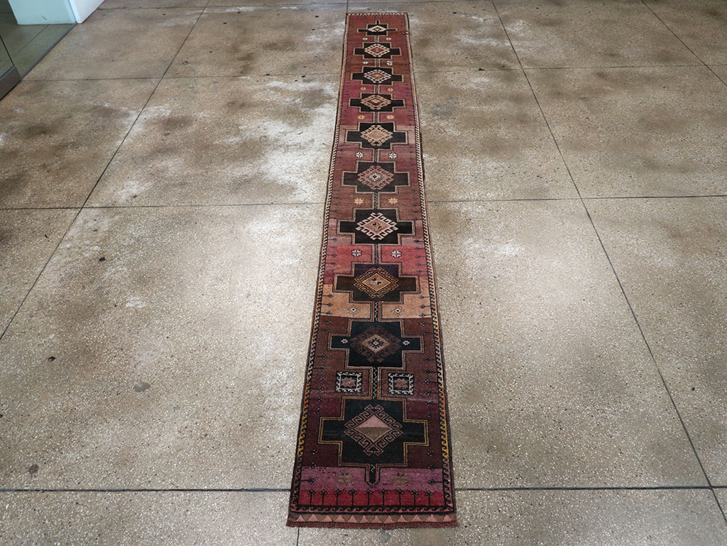 Vintage Turkish Anatolian Long Runner, No.32004 - Gss