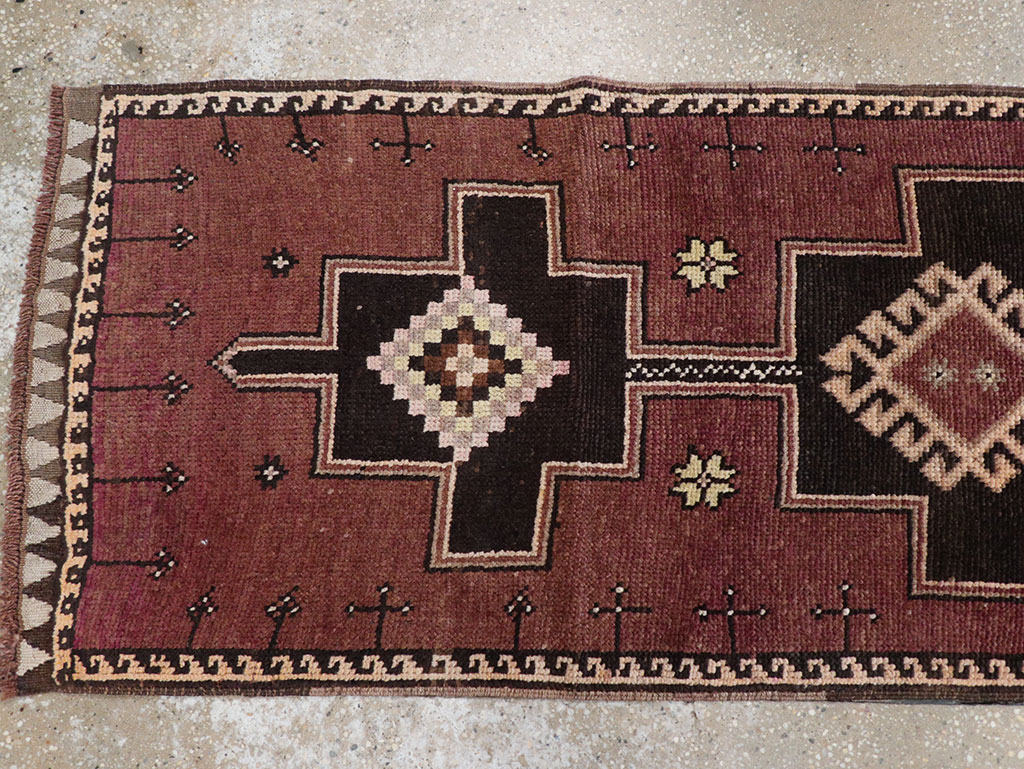 Vintage Turkish Anatolian Long Runner, No.32004 - Gss