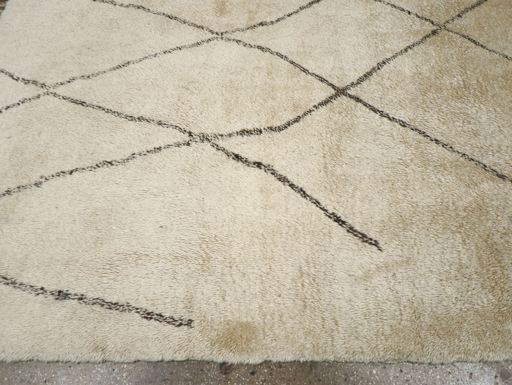 Modern Moroccan Square Room Size Carpet, No.32008 - Gss