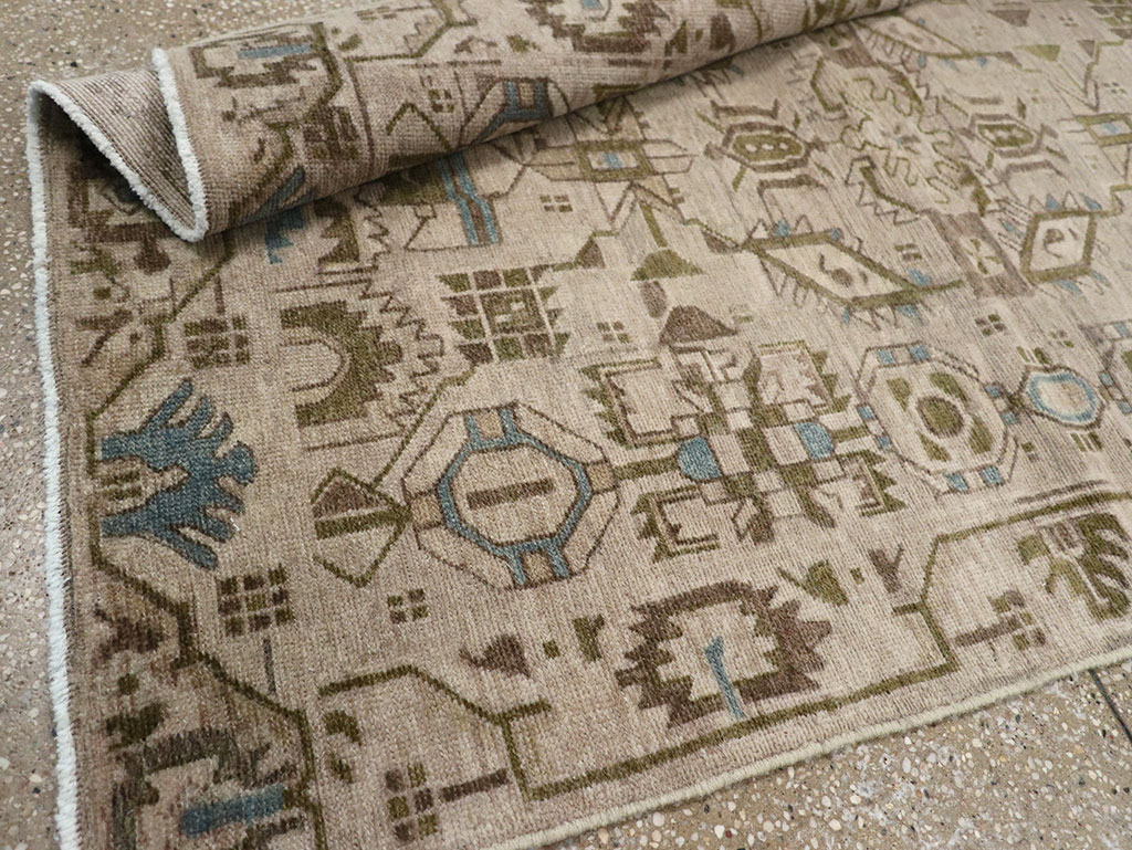 Vintage Persian Malayer Throw Rug (Pair: 1 of 2), No.32016 - Gss