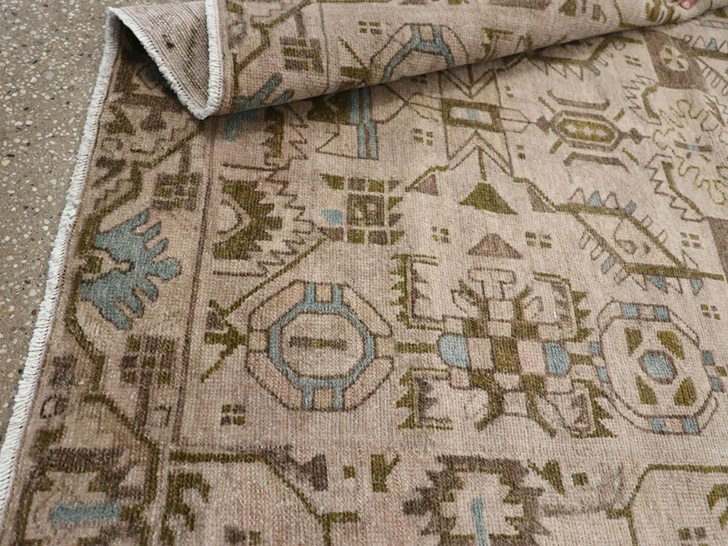 Vintage Persian Malayer Throw Rug (Pair: 2 of 2), No.32018 - Gss