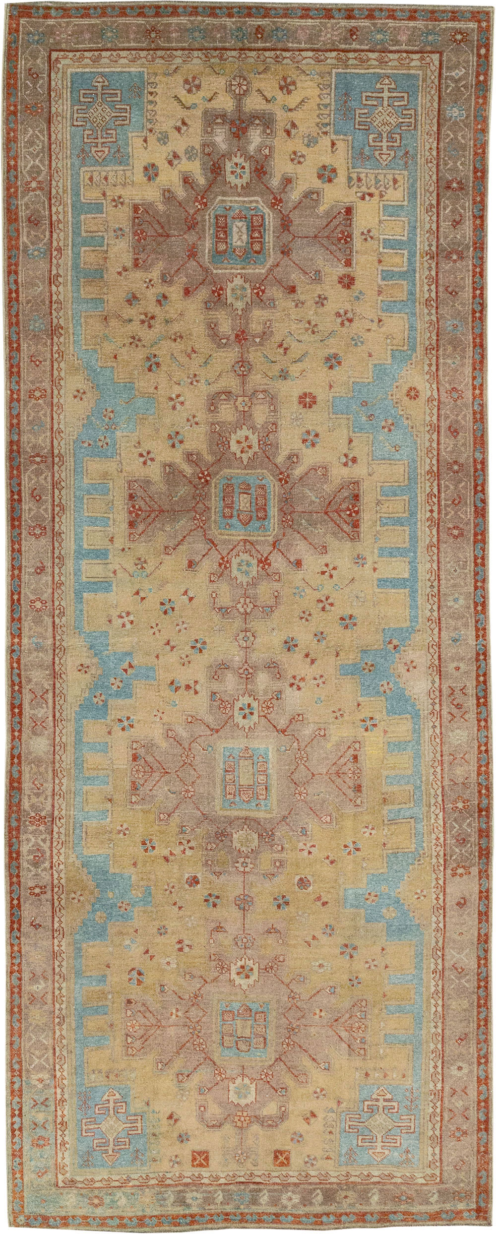 Vintage Persian Kurdish Runner, No.32022 - Gss