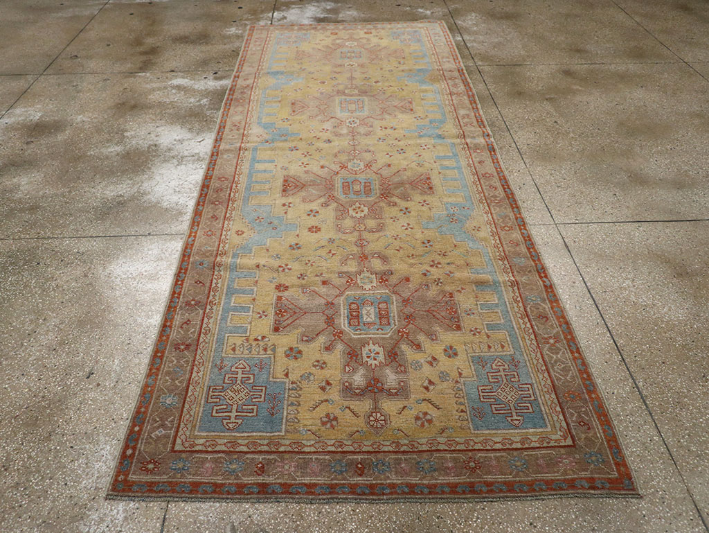 Vintage Persian Kurdish Runner, No.32022 - Gss