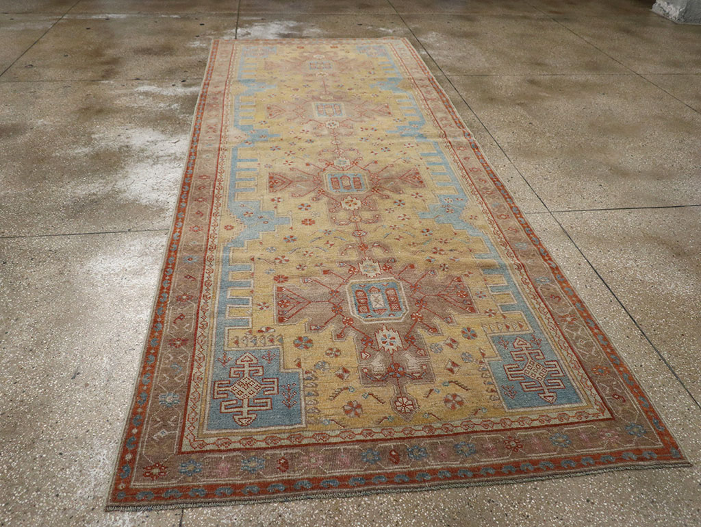 Vintage Persian Kurdish Runner, No.32022 - Gss
