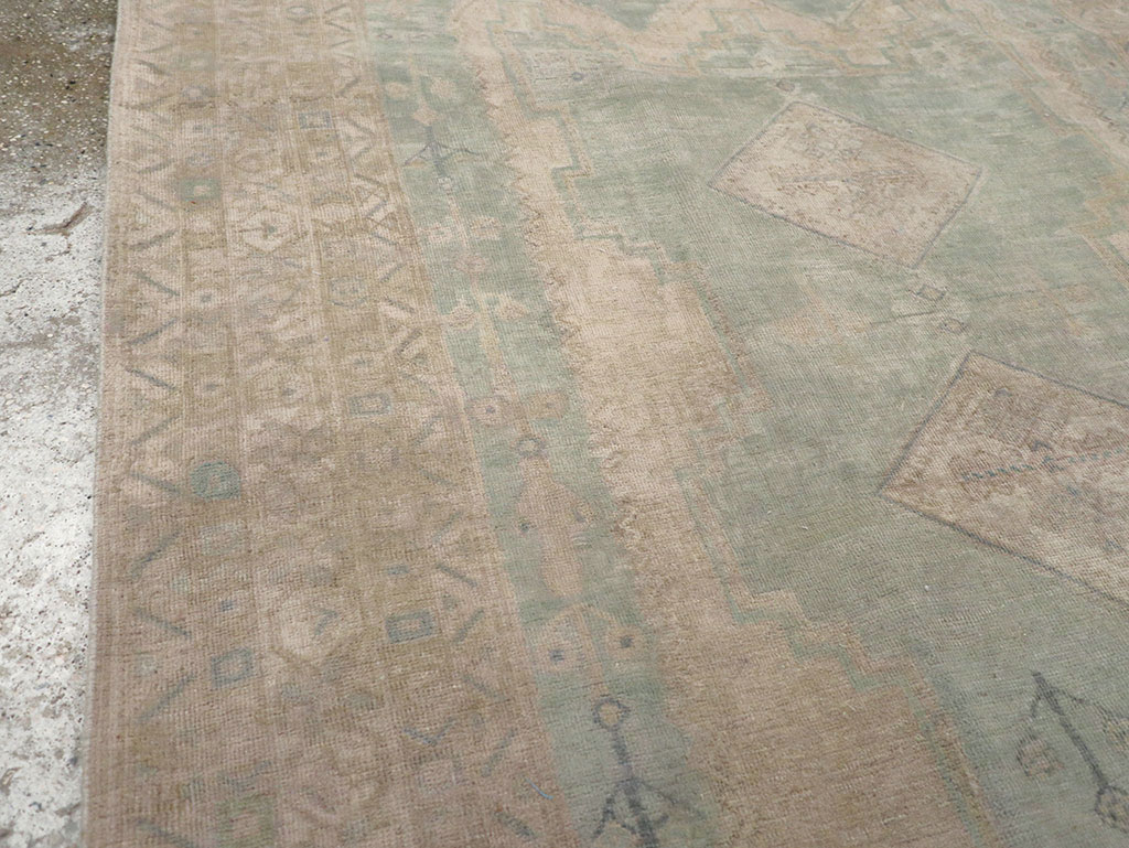 Vintage Persian Afshar Accent Rug, No.32025 - Gss