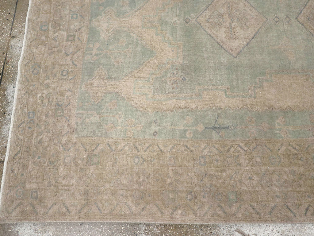 Vintage Persian Afshar Accent Rug, No.32025 - Gss