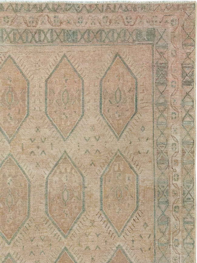 Vintage Persian Afshar Accent Rug, No.32026 - Gss