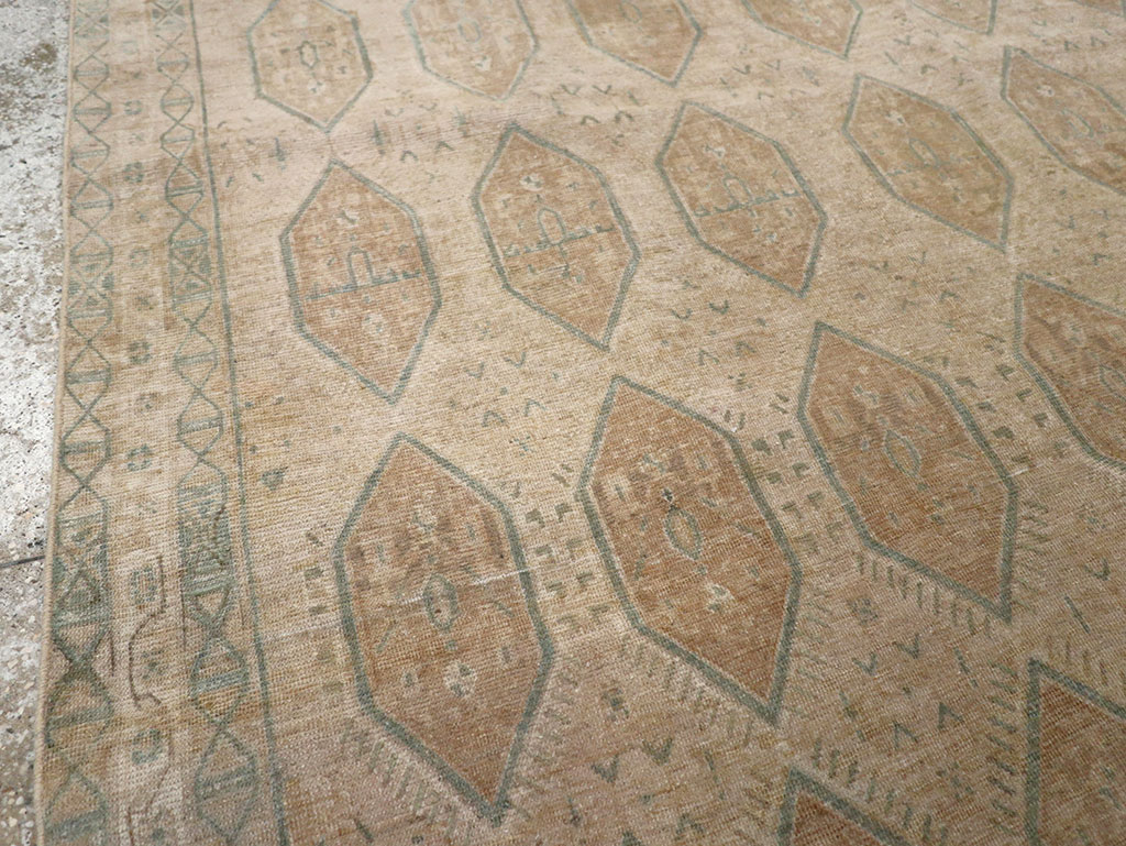 Vintage Persian Afshar Accent Rug, No.32026 - Gss