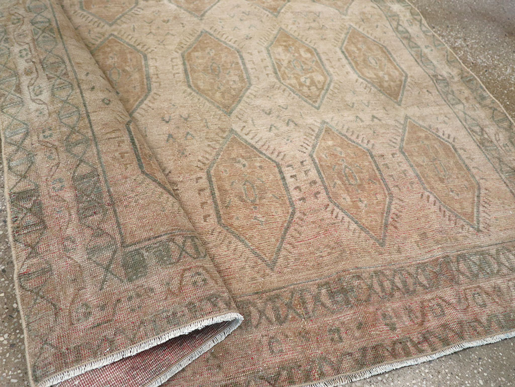 Vintage Persian Afshar Accent Rug, No.32026 - Gss