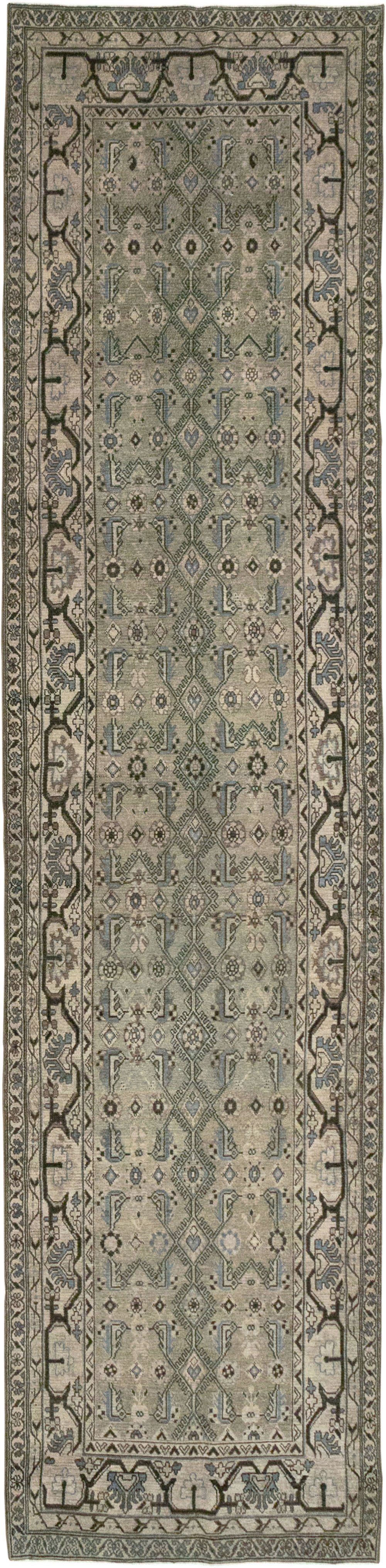 Vintage Persian Malayer Runner, No.32027 - Gss