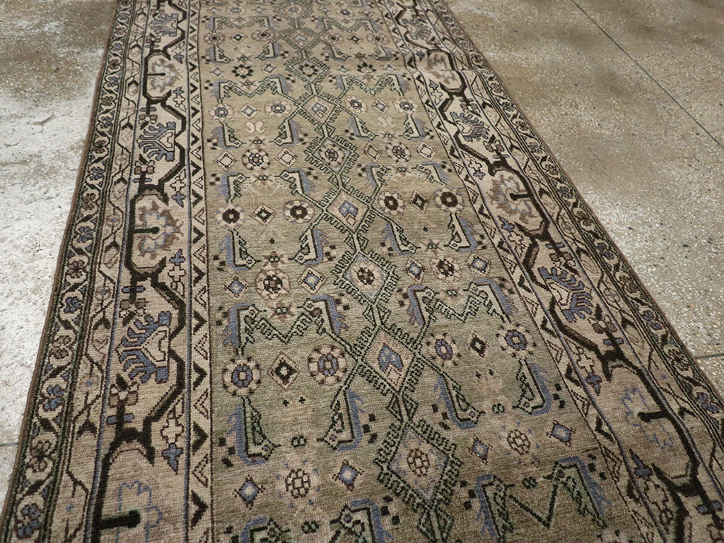 Vintage Persian Malayer Runner, No.32027 - Gss