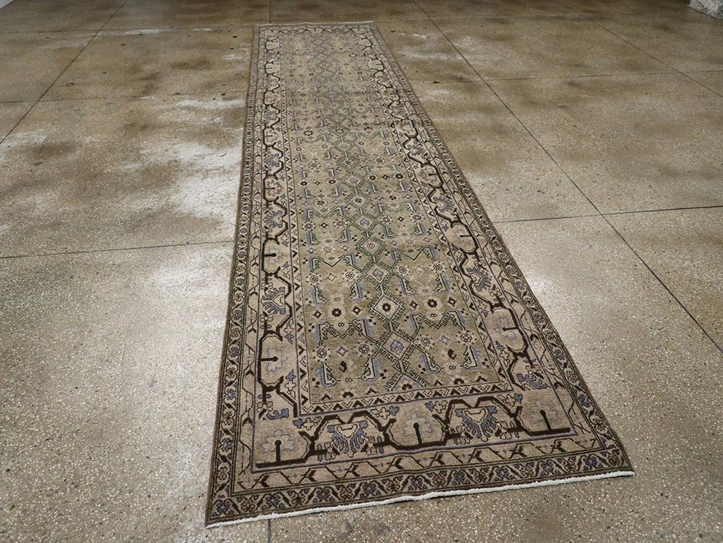 Vintage Persian Malayer Runner, No.32027 - Gss