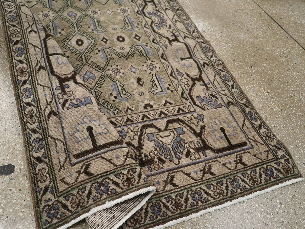 Vintage Persian Malayer Runner, No.32027 - Gss