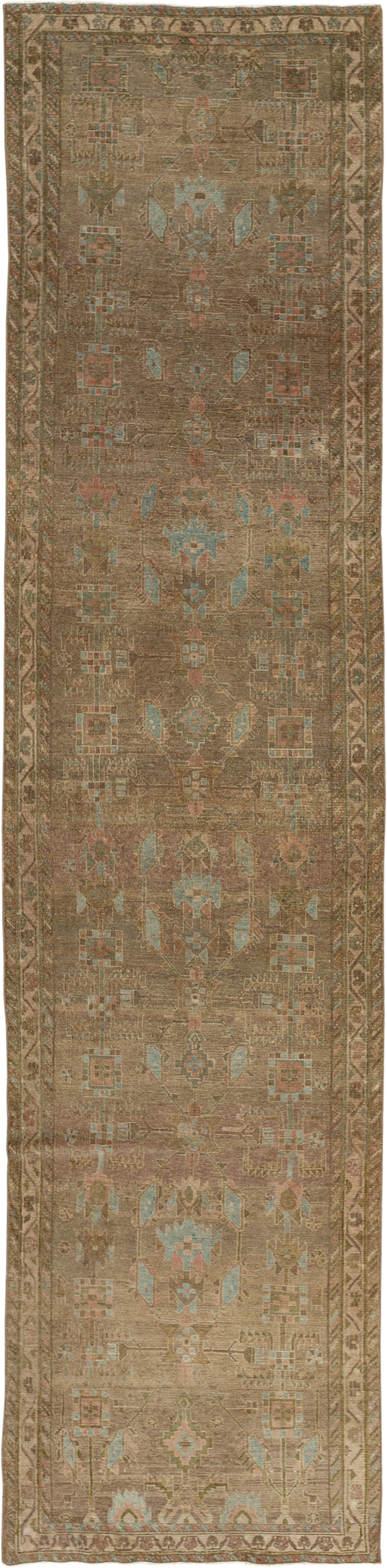 Vintage Persian Malayer Runner, No.32033 - Gss