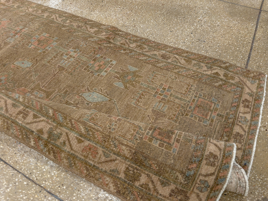 Vintage Persian Malayer Runner, No.32033 - Gss