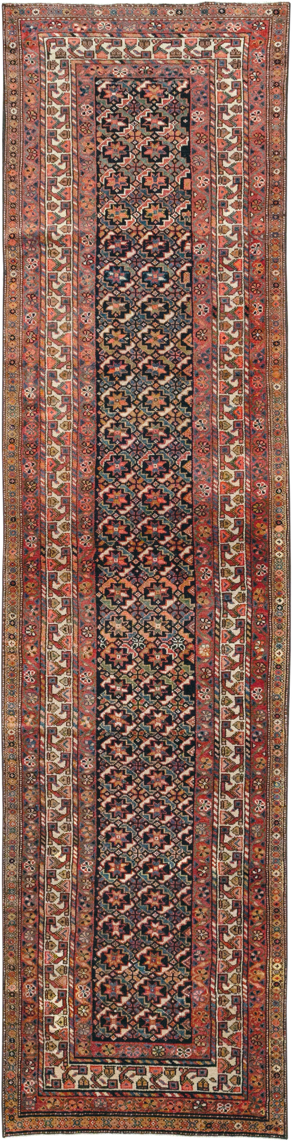 Antique Persian Kurd Runner, No.32034 - Gss