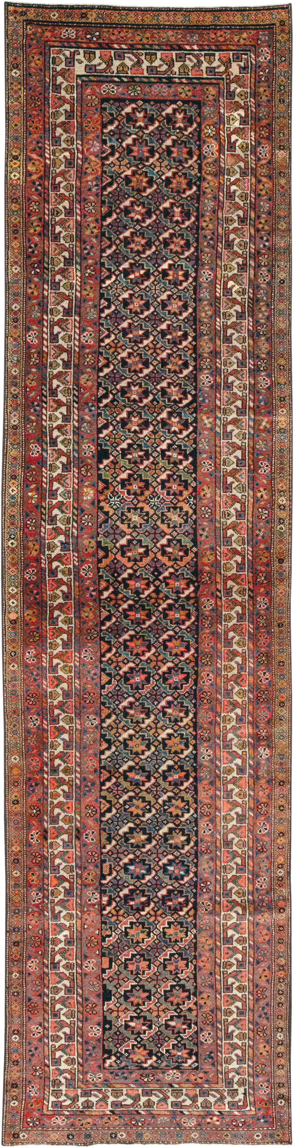 Antique Persian Kurd Runner, No.32034 - Gss