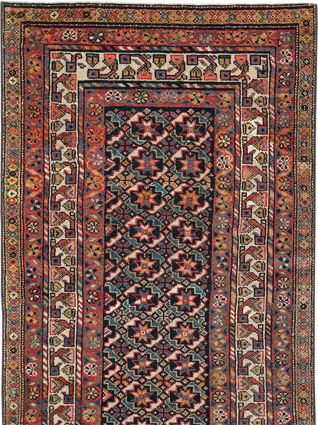 Antique Persian Kurd Runner, No.32034 - Gss
