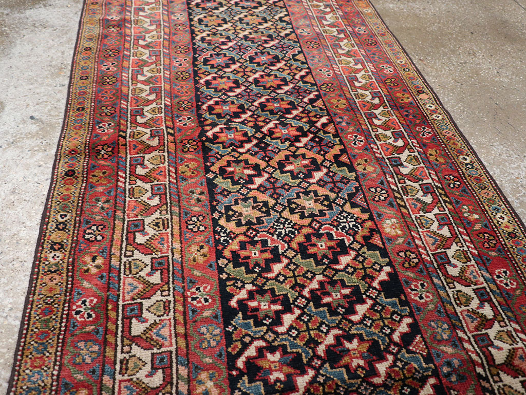 Antique Persian Kurd Runner, No.32034 - Gss