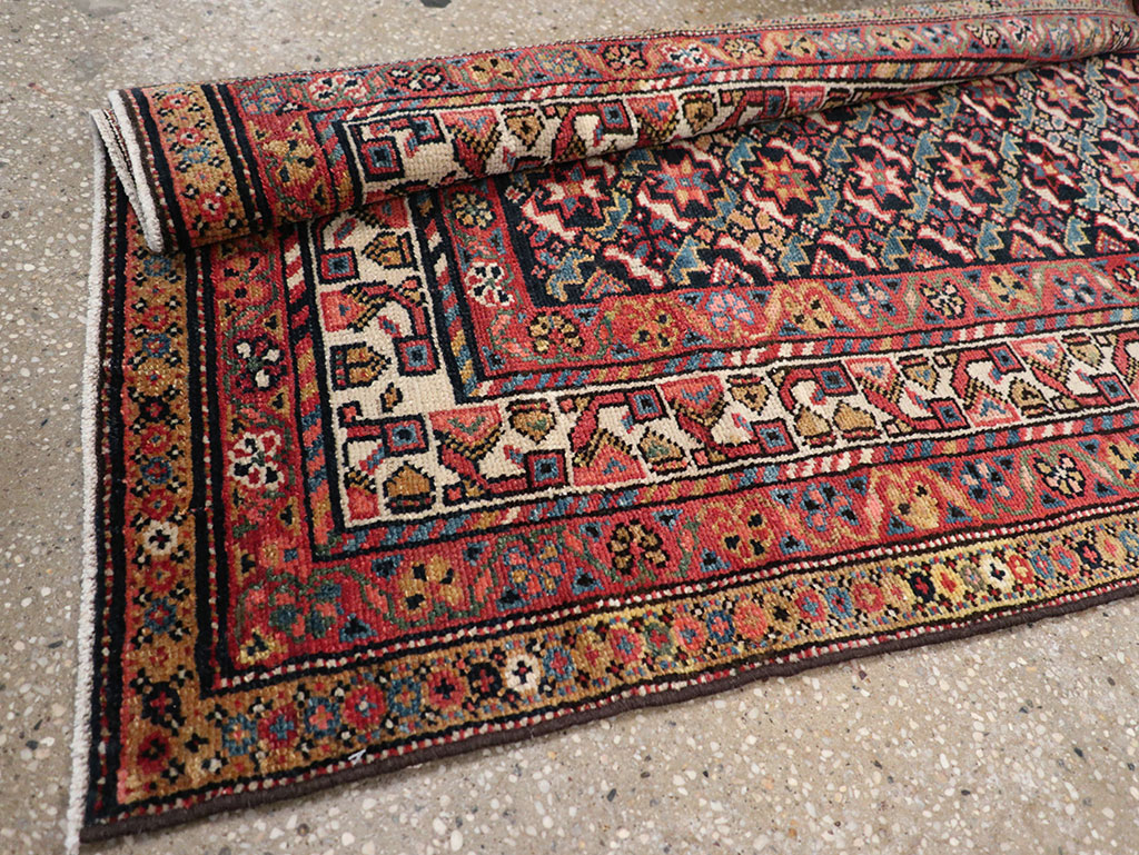 Antique Persian Kurd Runner, No.32034 - Gss