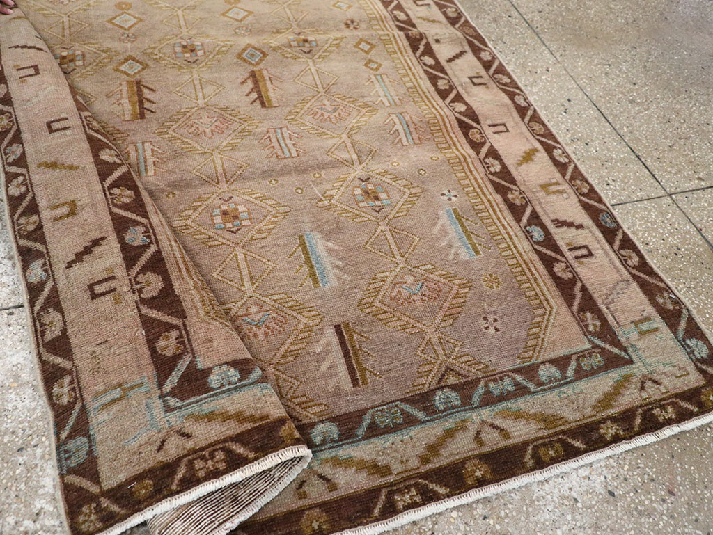 Vintage Persian Malayer Accent Rug, No.32037 - Gss