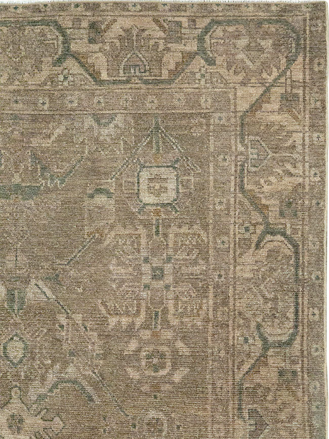 Vintage Persian Malayer Accent Rug, No.32038 - Gss