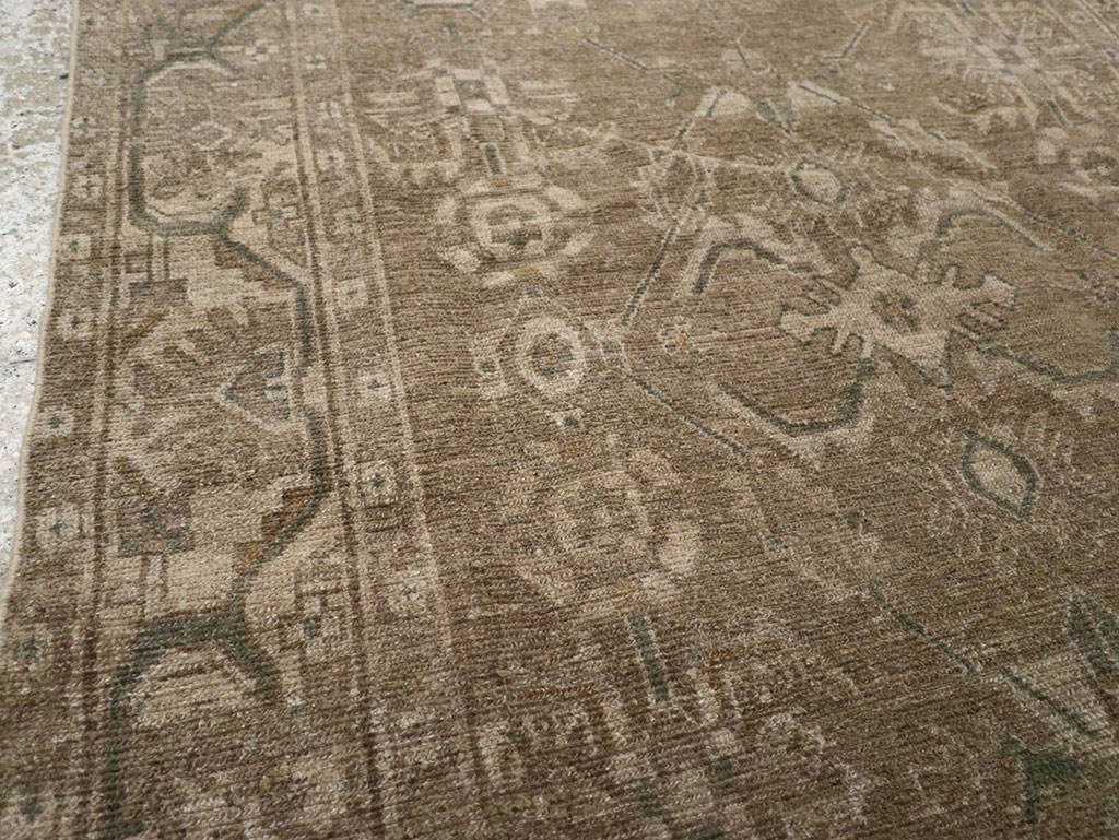 Vintage Persian Malayer Accent Rug, No.32038 - Gss