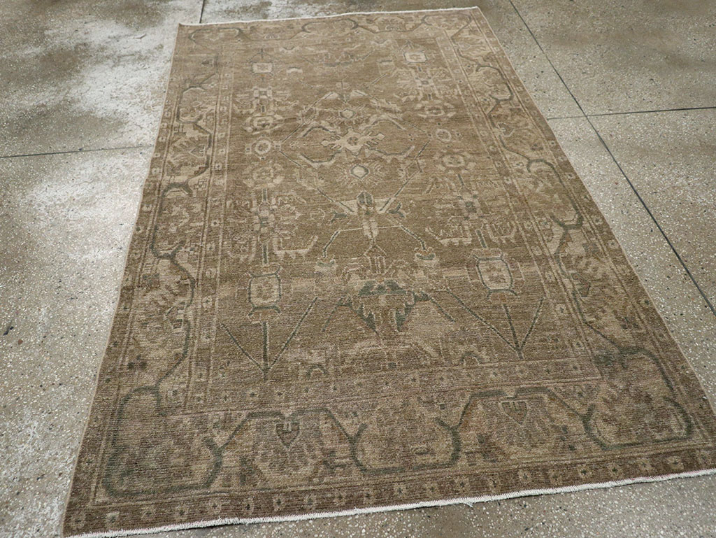 Vintage Persian Malayer Accent Rug, No.32038 - Gss