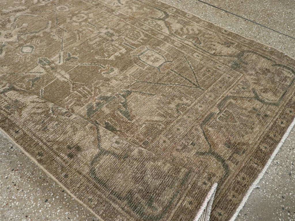 Vintage Persian Malayer Accent Rug, No.32038 - Gss