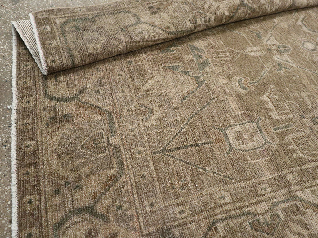 Vintage Persian Malayer Accent Rug, No.32038 - Gss