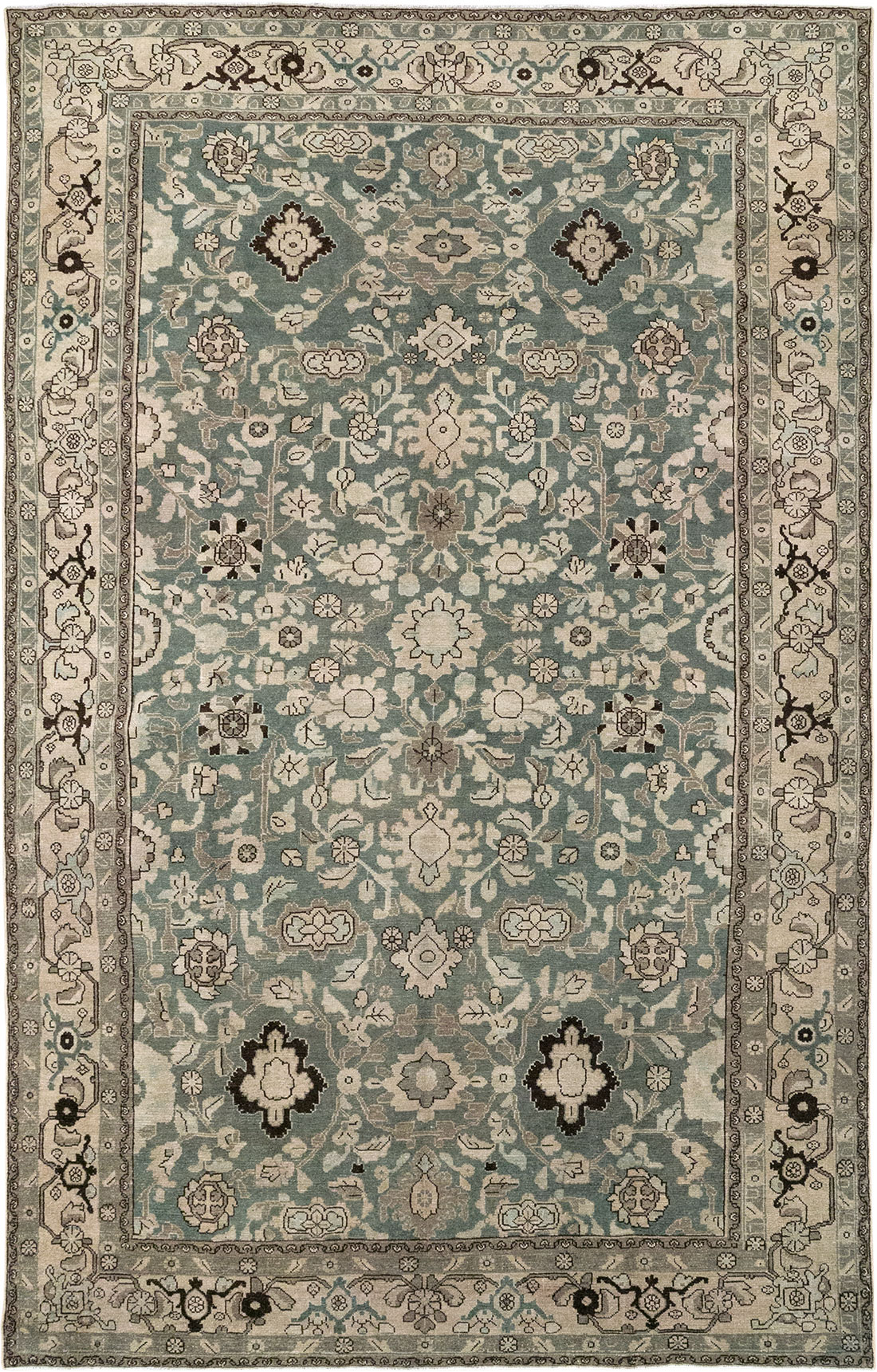 Vintage Persian Malayer Room Size Carpet, No.32040 - Gss