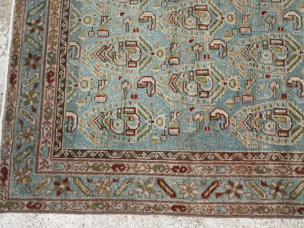 Vintage Persian Malayer Throw Rug, No.32041 - Gss