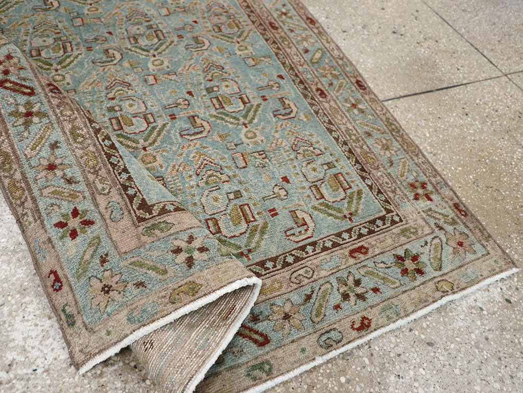 Vintage Persian Malayer Throw Rug, No.32041 - Gss