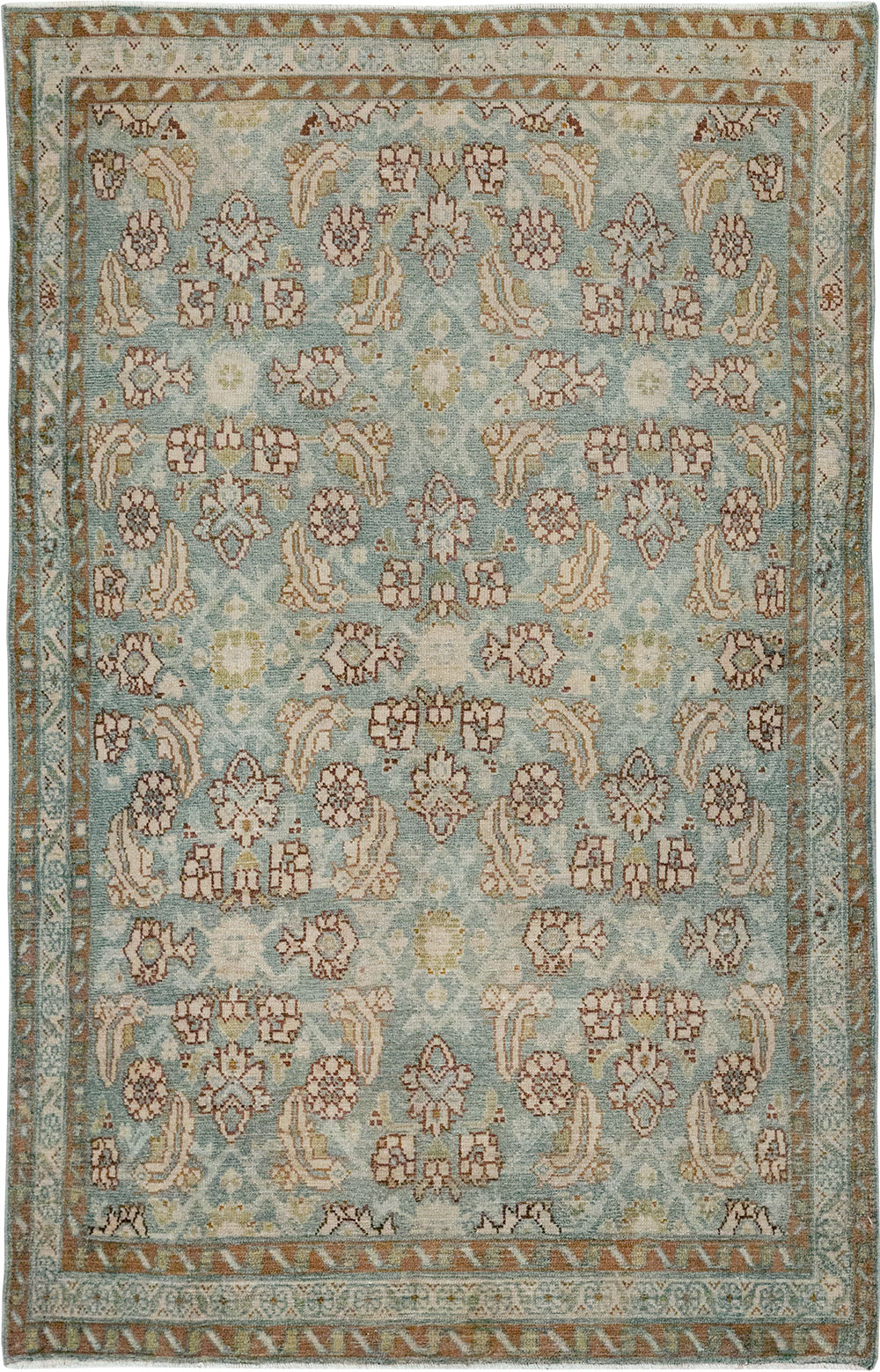Antique Persian Malayer Throw Rug, No.32043 - Gss