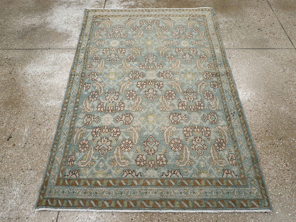 Antique Persian Malayer Throw Rug, No.32043 - Gss