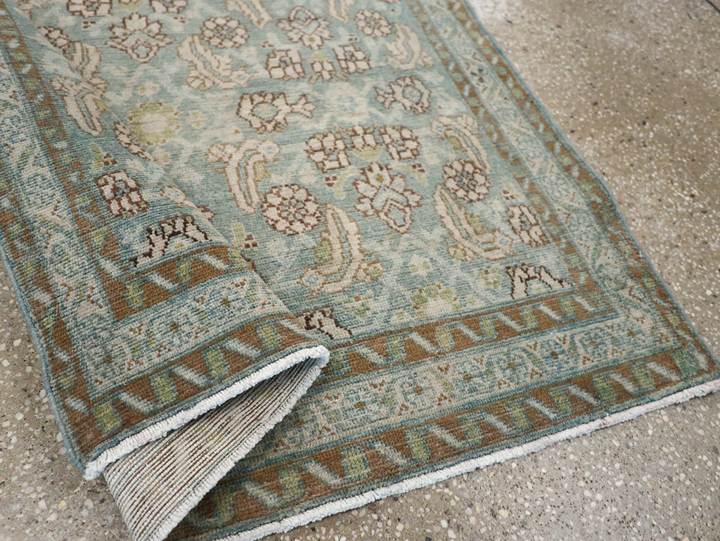 Antique Persian Malayer Throw Rug, No.32043 - Gss