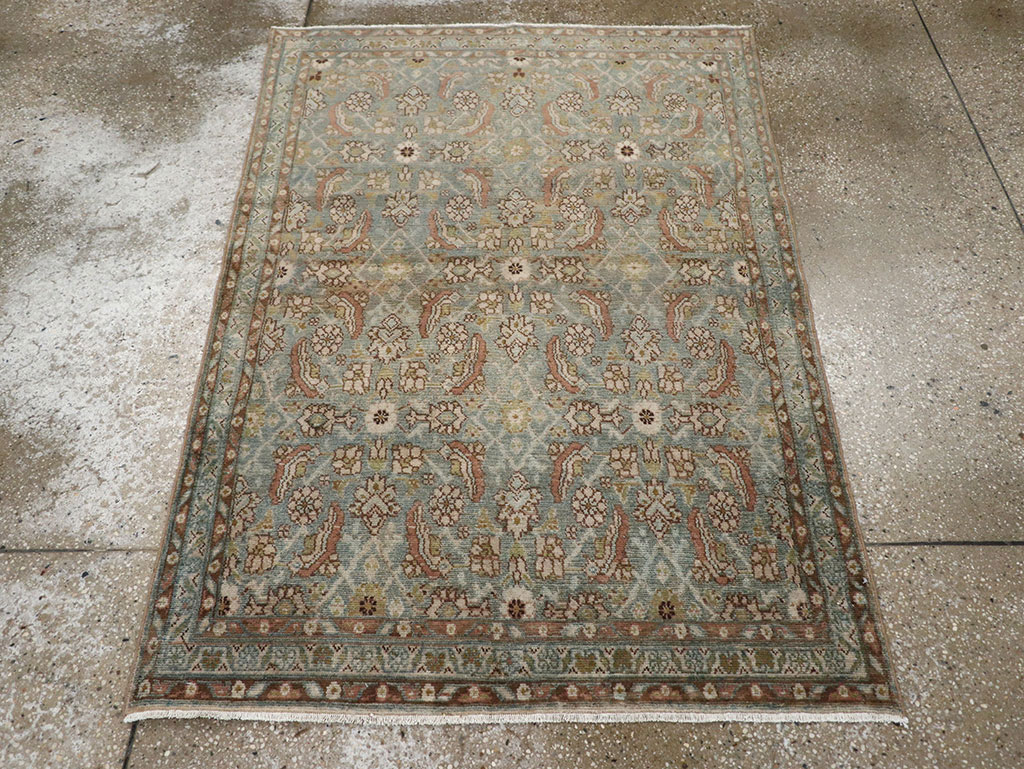 Vintage Persian Malayer Accent Rug, No.32044 - Gss