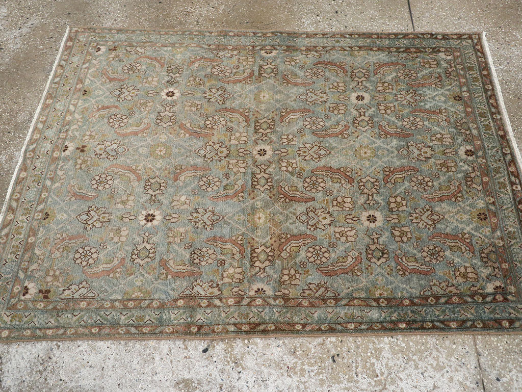 Vintage Persian Malayer Accent Rug, No.32044 - Gss