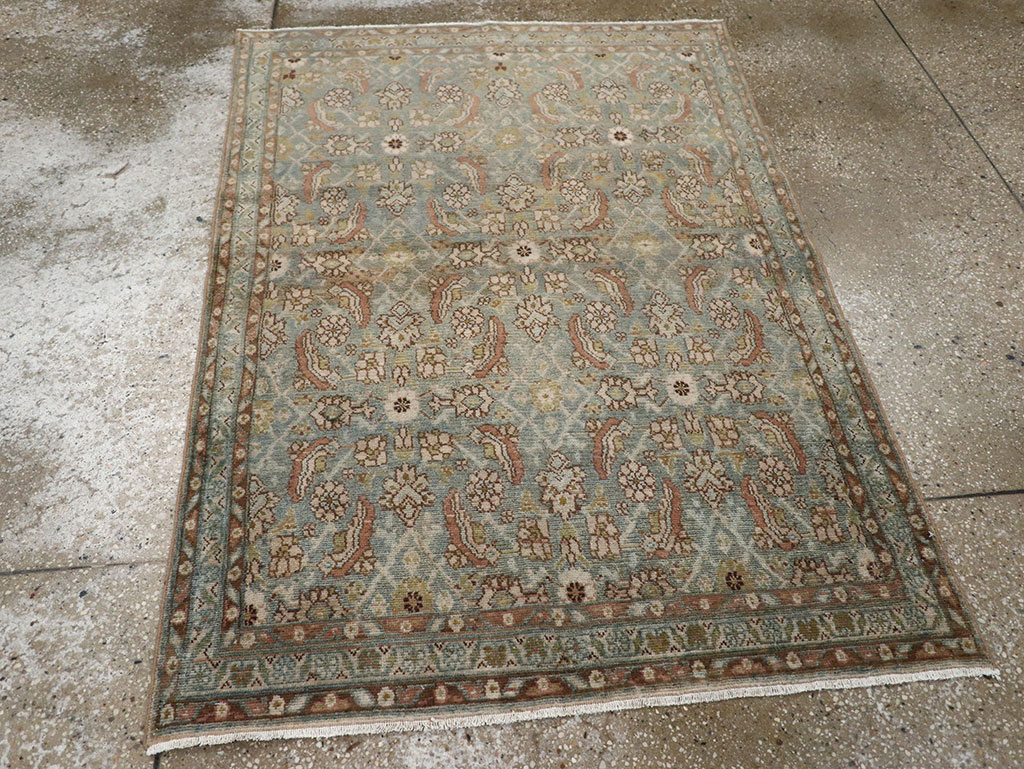 Vintage Persian Malayer Accent Rug, No.32044 - Gss