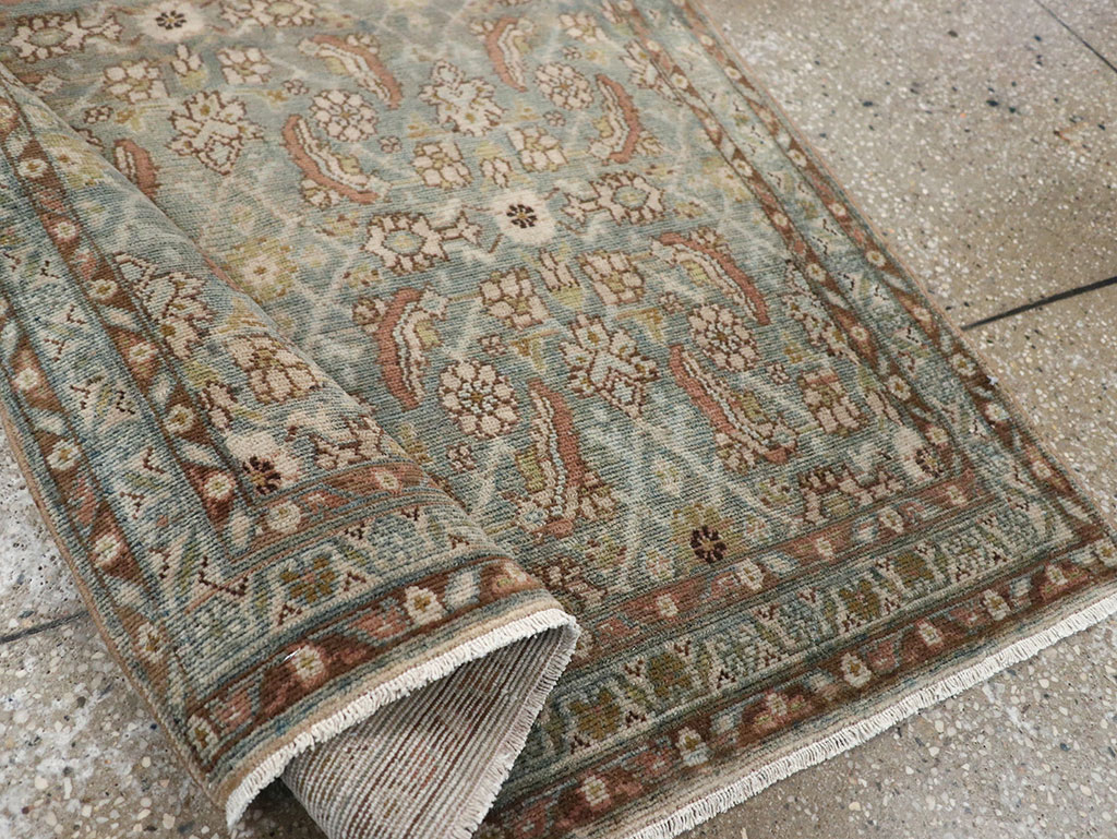 Vintage Persian Malayer Accent Rug, No.32044 - Gss