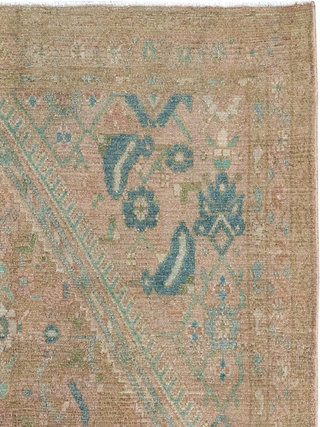 Vintage Persian Malayer Throw Rug, No.32047 - Gss