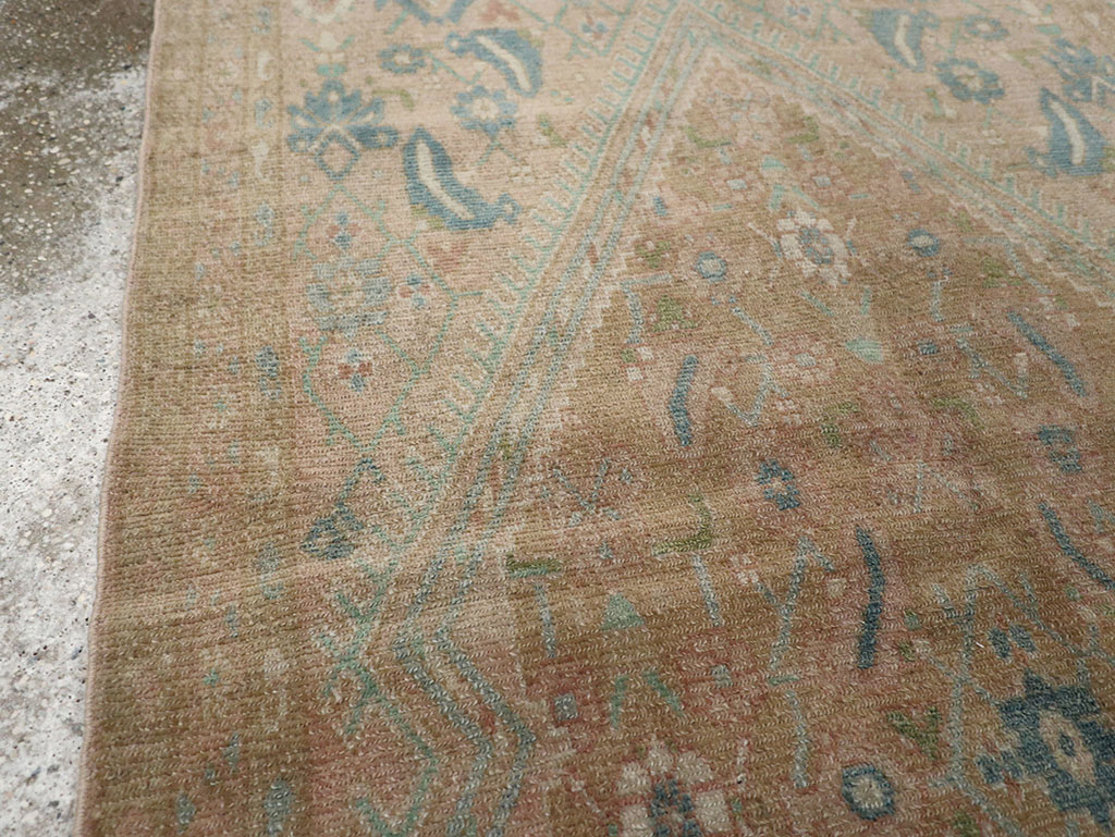 Vintage Persian Malayer Throw Rug, No.32047 - Gss