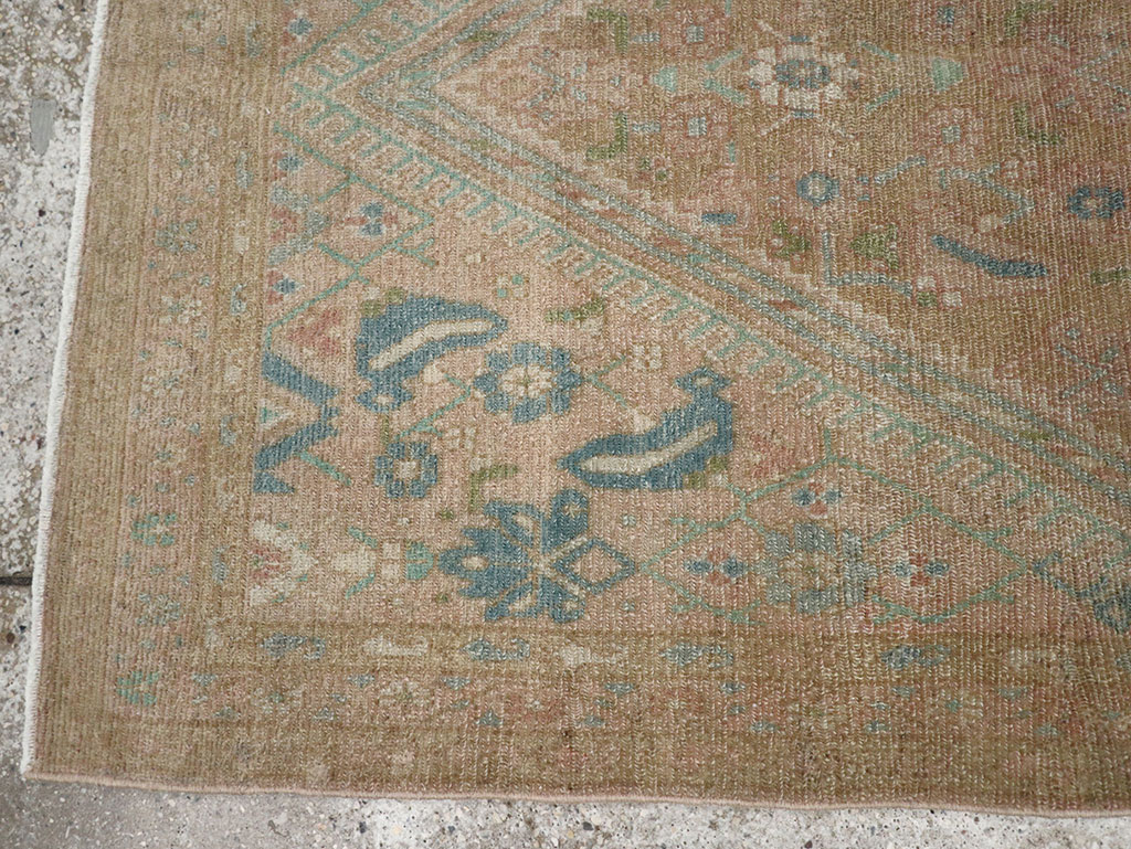 Vintage Persian Malayer Throw Rug, No.32047 - Gss