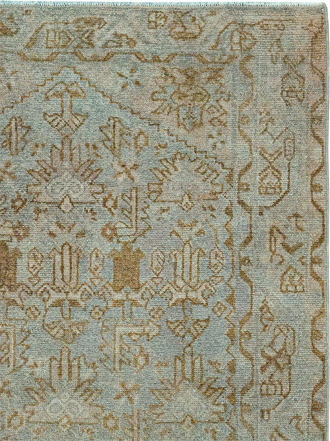 Vintage Persian Malayer Throw Rug, No.32048 - Gss