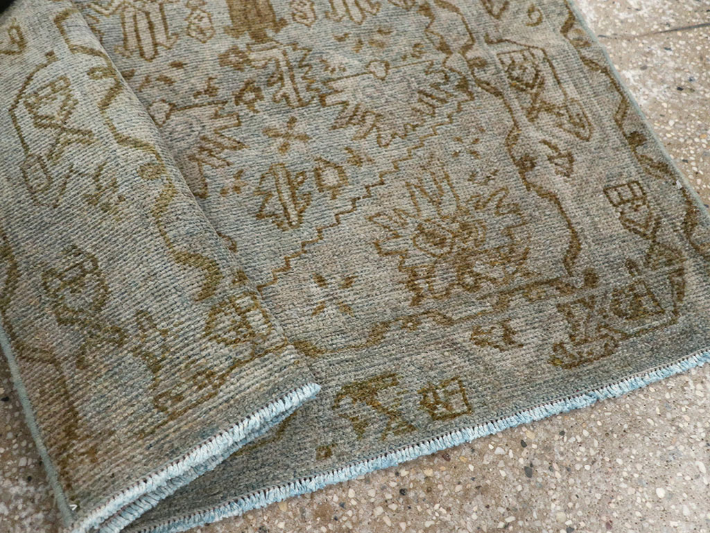 Vintage Persian Malayer Throw Rug, No.32048 - Gss