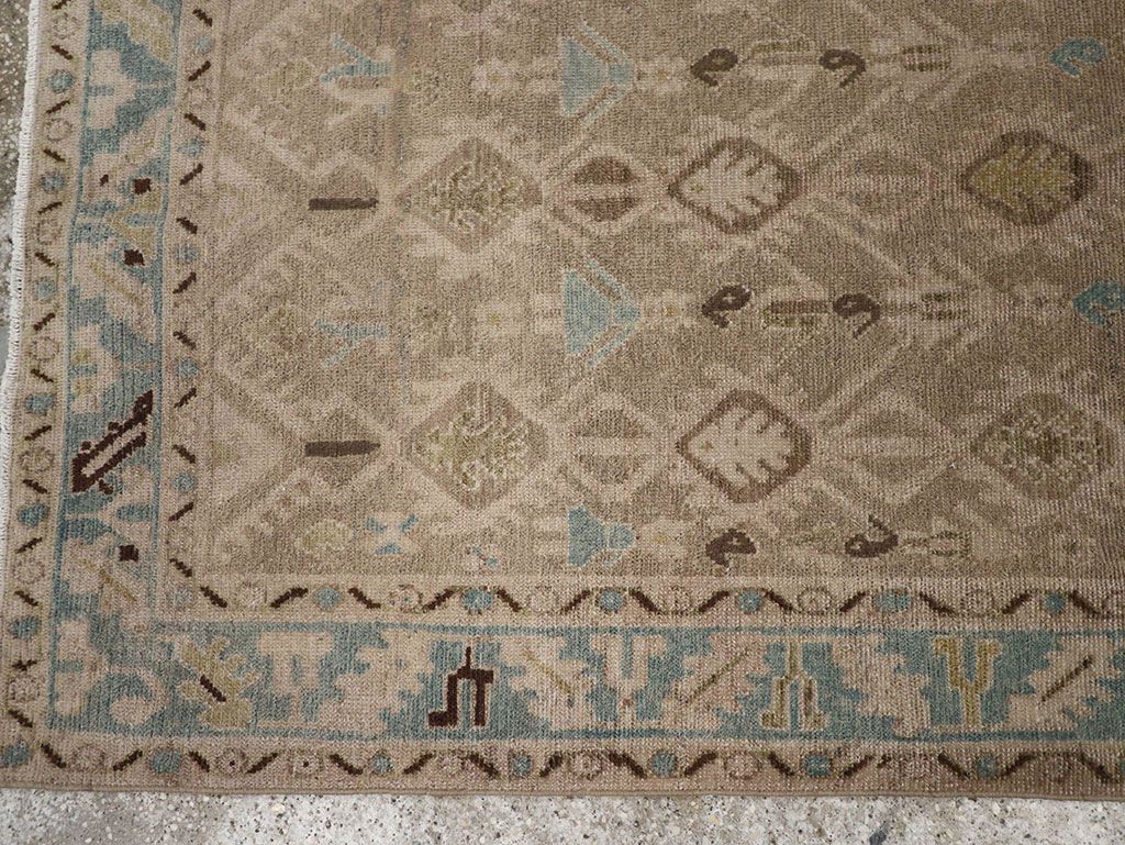 Vintage Persian Malayer Accent Rug, No.32050 - Gss