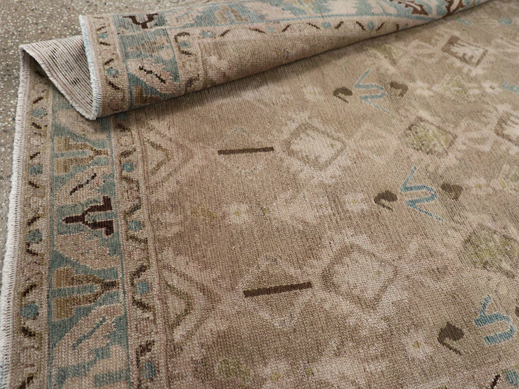 Vintage Persian Malayer Accent Rug, No.32050 - Gss