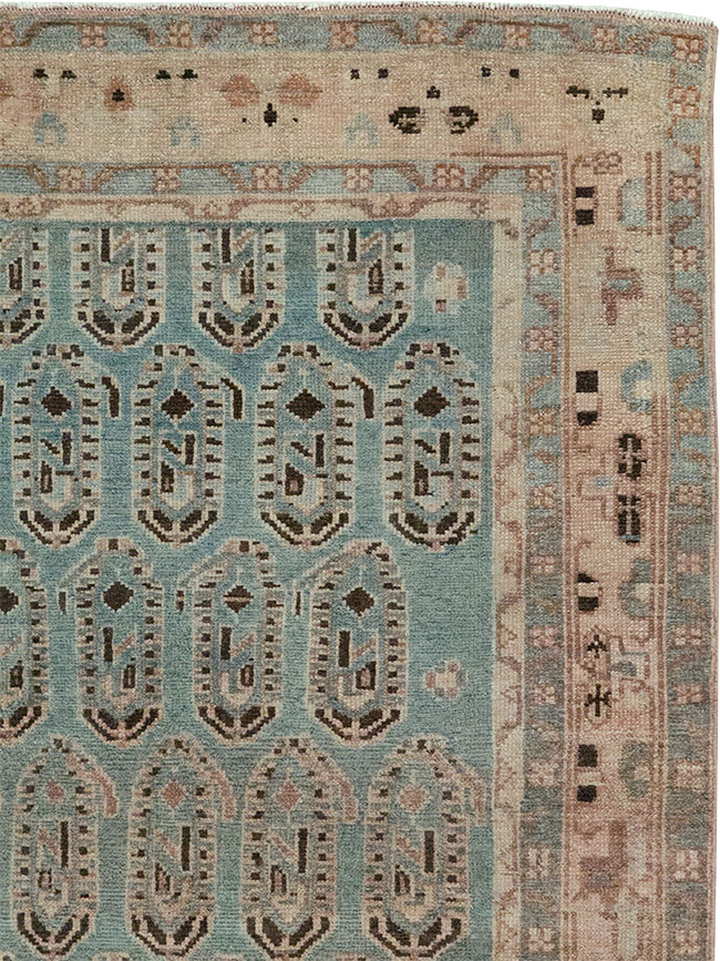 Vintage Persian Malayer Throw Rug, No.32051 - Gss