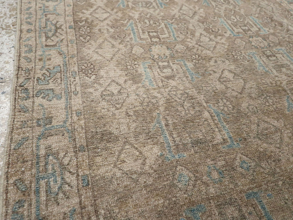 Vintage Persian Malayer Throw Rug, No.32052 - Gss