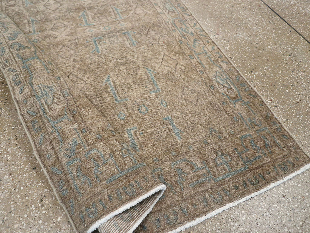 Vintage Persian Malayer Throw Rug, No.32052 - Gss